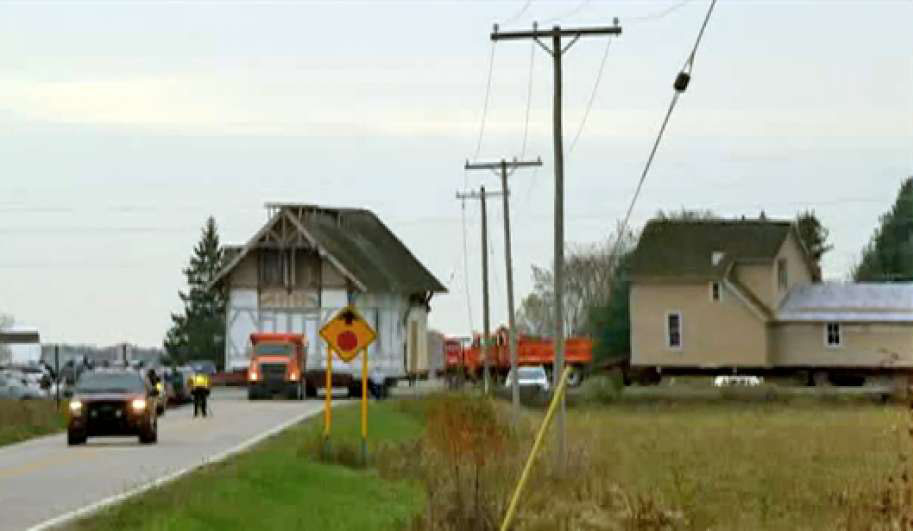 Huron Daily Tribune Video of history on the move